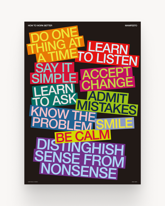 How to work better.