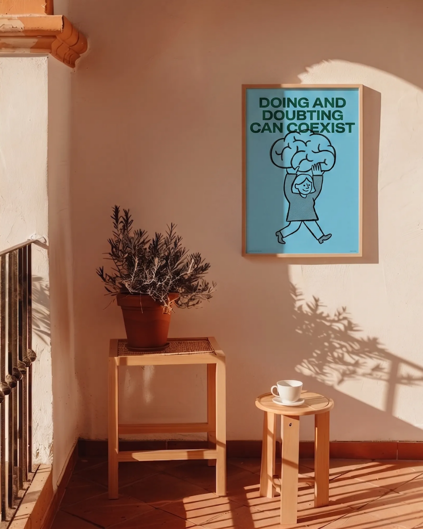 Doing and doubting can coexist.
