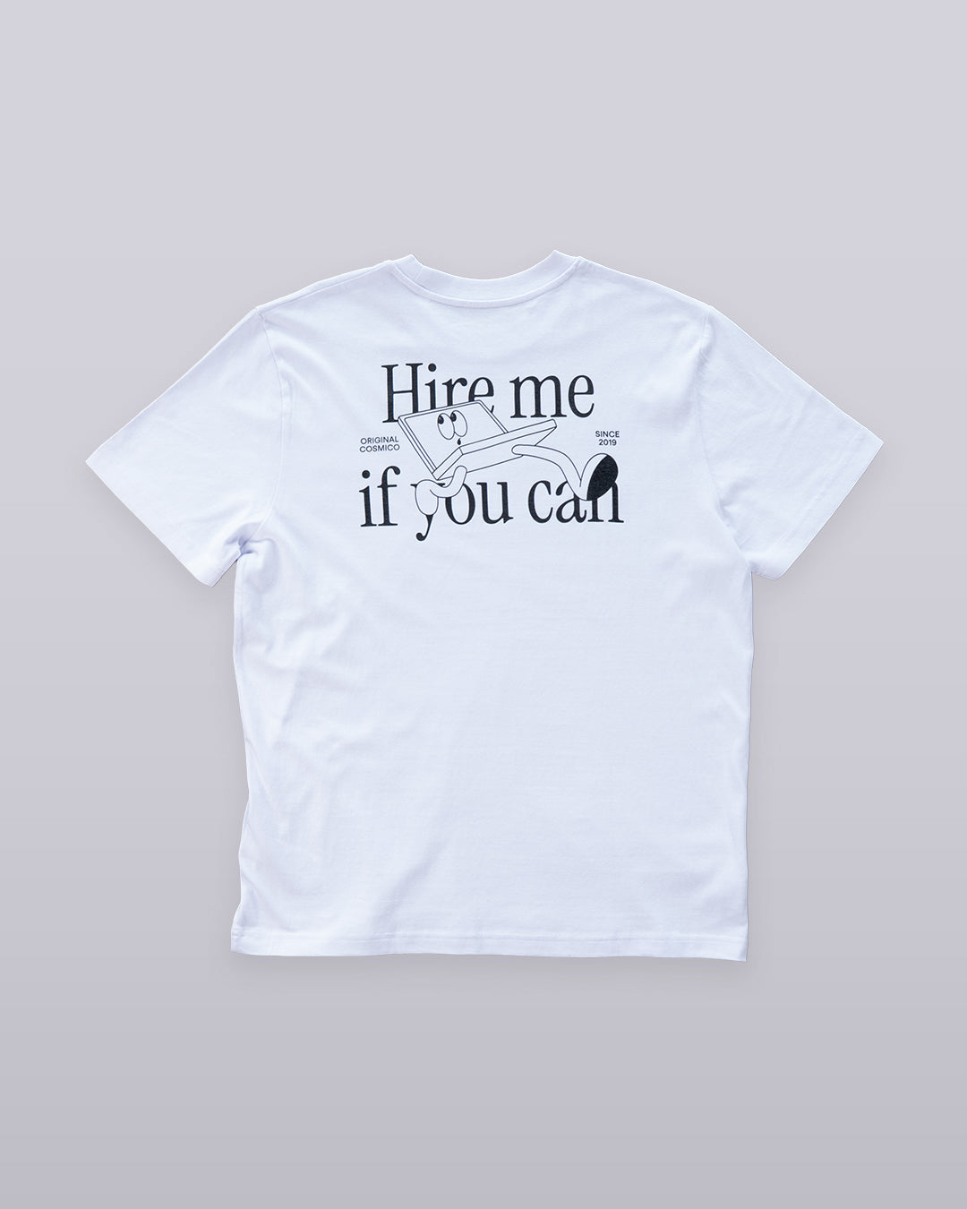 T-Shirt | HIRE ME IF YOU CAN (red & white)