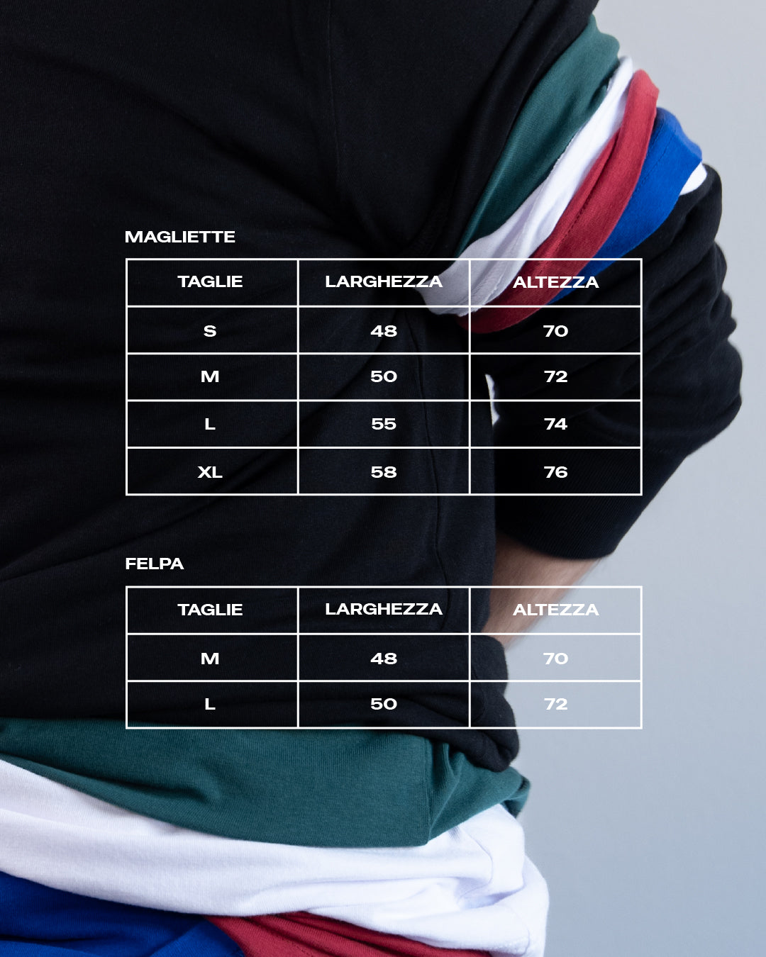 "VESTITI A CIPOLLA" | t-shirt + felpa