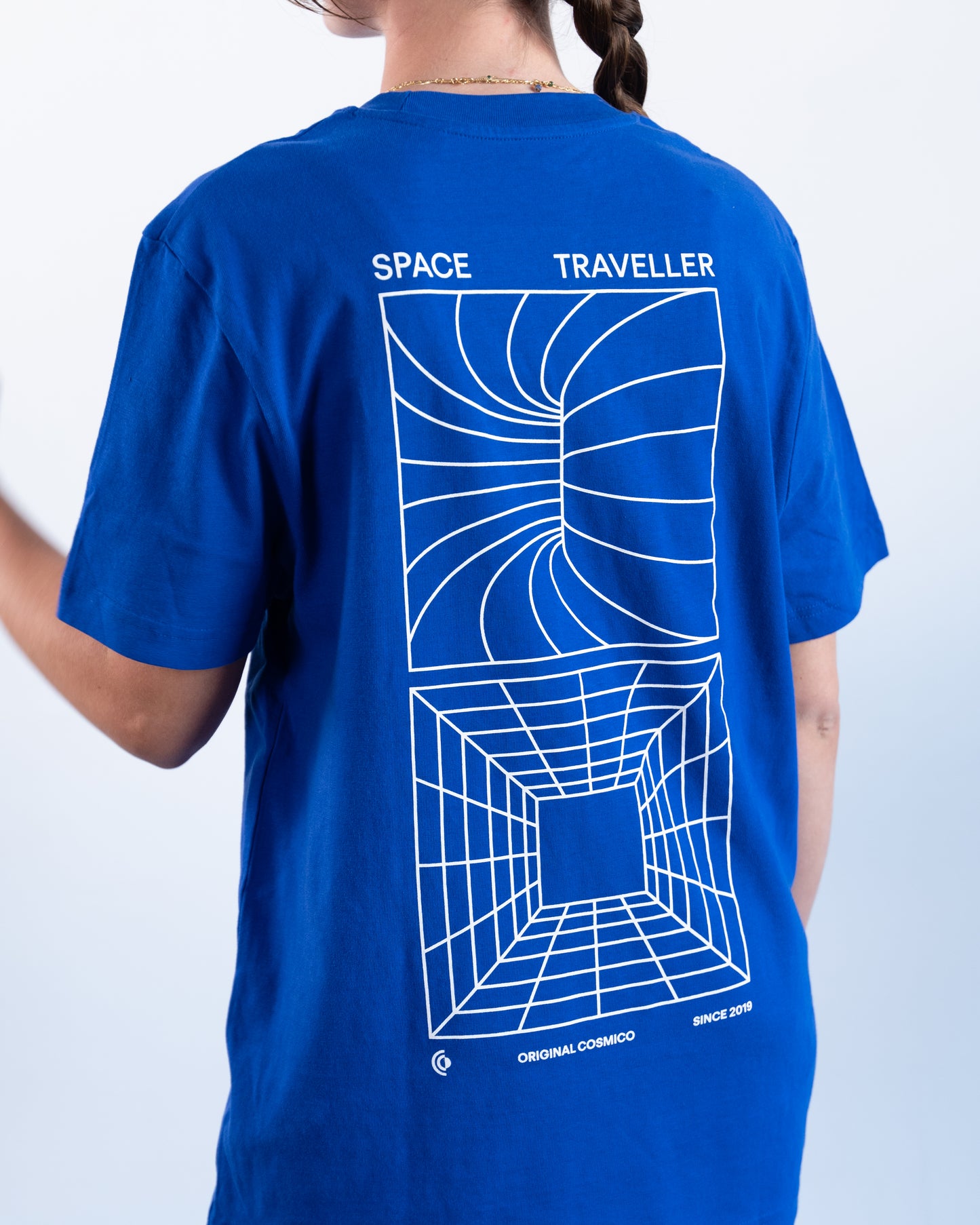 T-Shirt | SPACE TRAVELLER (blue & white)